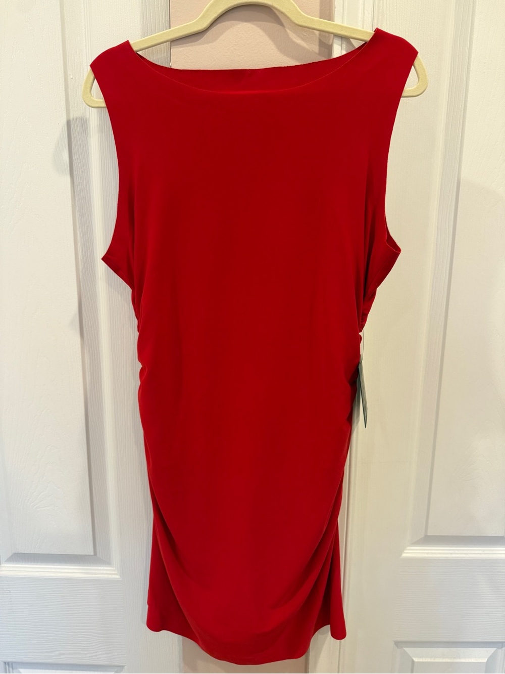 Norma Kamali XL Tiger Red Pickleball Mini Dress - Picture 3 of 4